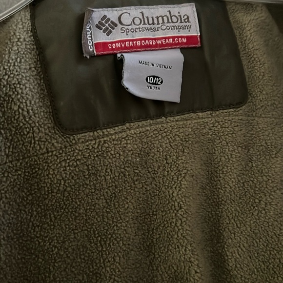 Pre- owned Columbia Convert CNVT Omni-Tech Winter Snowboard Jacket young 10/12 - Picture 8 of 11